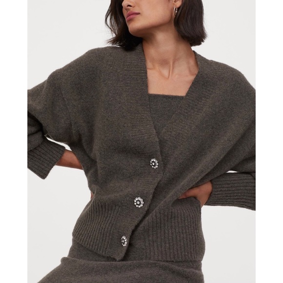 H&M Rhinestone Button Cardigan - Picture 6 of 12